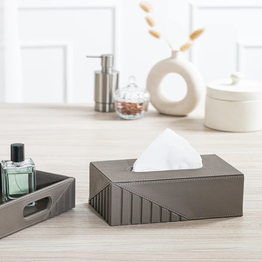 Fluted Tissue Box Rectangle - grahsajja