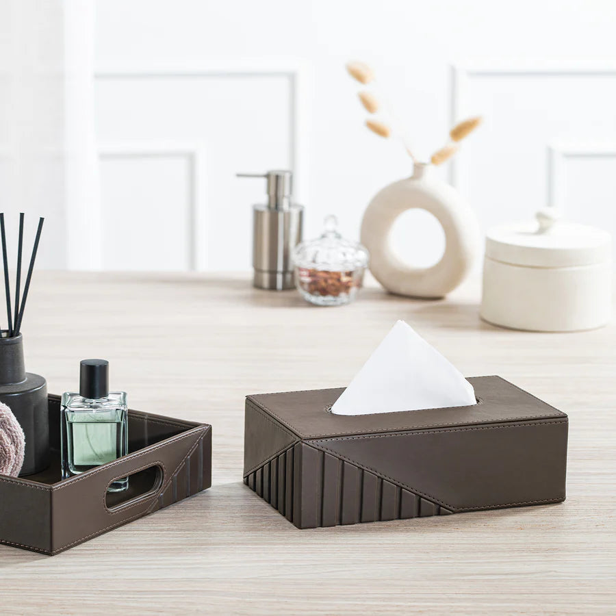 Fluted Tissue Box Rectangle - grahsajja