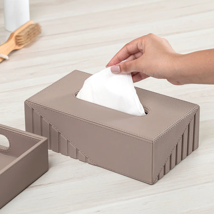 Fluted Tissue Box Rectangle - grahsajja
