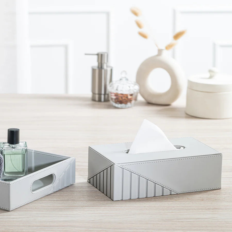 Fluted Tissue Box Rectangle - grahsajja