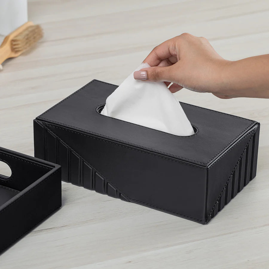 Fluted Tissue Box Rectangle - grahsajja