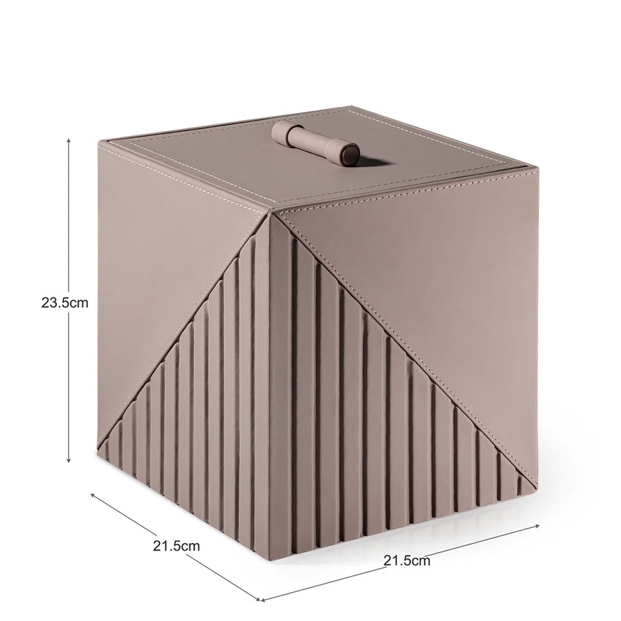 Elegant Fluted Wastebin - grahsajja