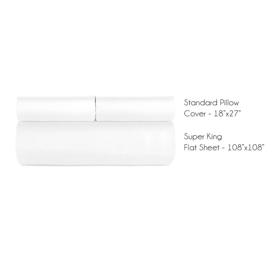 Spread Home BAMBOO PERFORMANCE BEDSHEET White - grahsajja