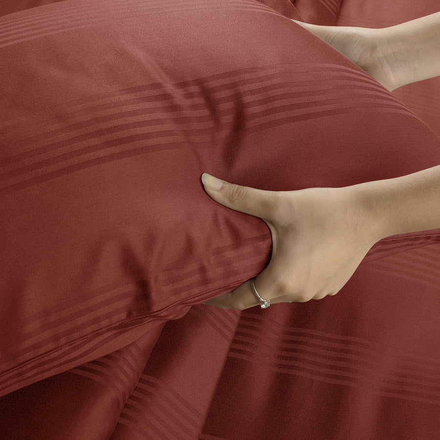 Spread Spain 450 TC Premium Cotton Barcode Bedding Brick - grahsajja