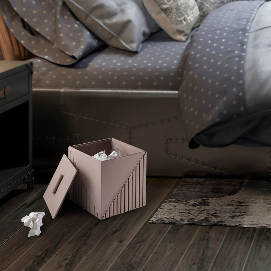 Elegant Fluted Wastebin - grahsajja