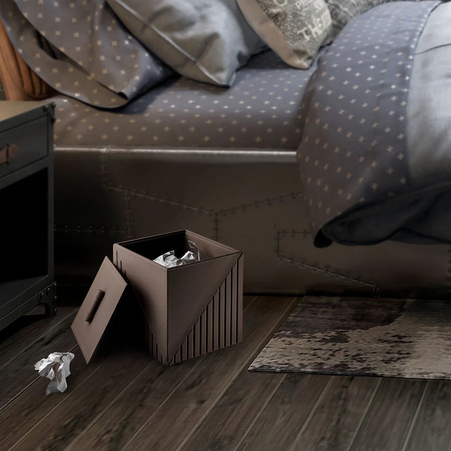 Elegant Fluted Wastebin - grahsajja