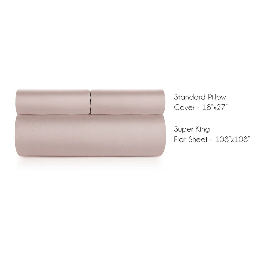 Spread Home BAMBOO PERFORMANCE BEDSHEET Misty Rose - grahsajja