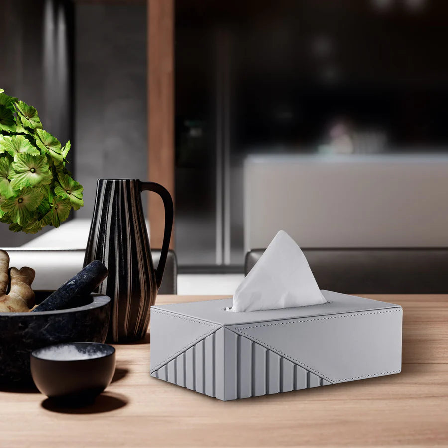Fluted Tissue Box Rectangle - grahsajja