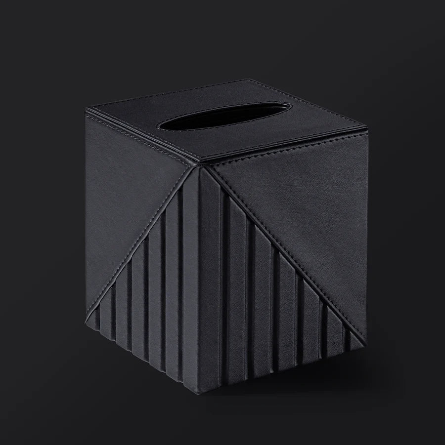 Fluted Tissue Box Square - grahsajja