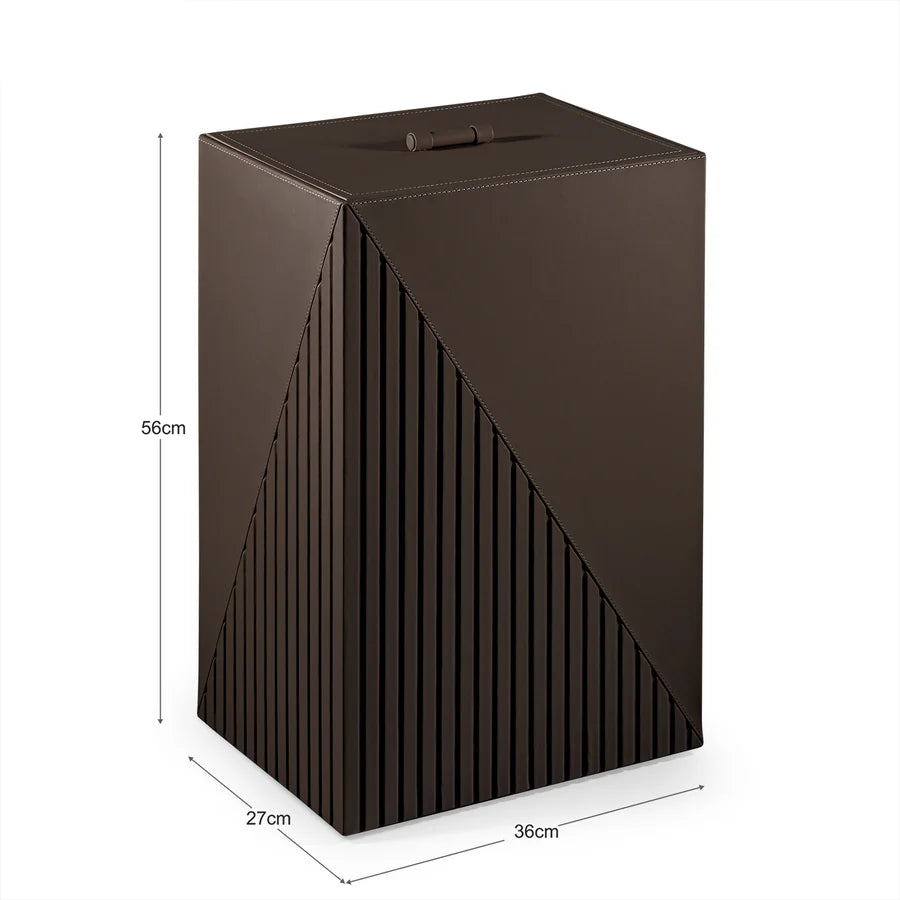 Elegant Fluted Laundry Hamper - grahsajja