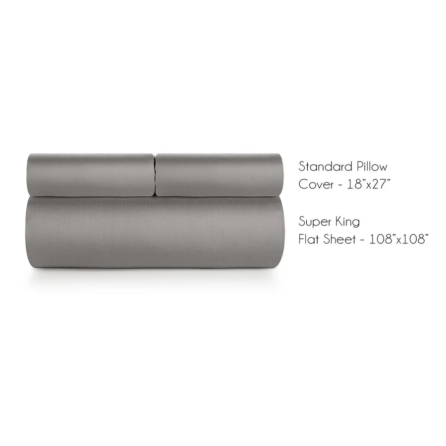 Spread Home BAMBOO PERFORMANCE BEDSHEET Pebble - grahsajja