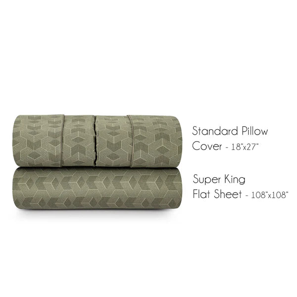 Spread Home GEO TOKYO 500 THREAD COUNT BEDDING SET - grahsajja