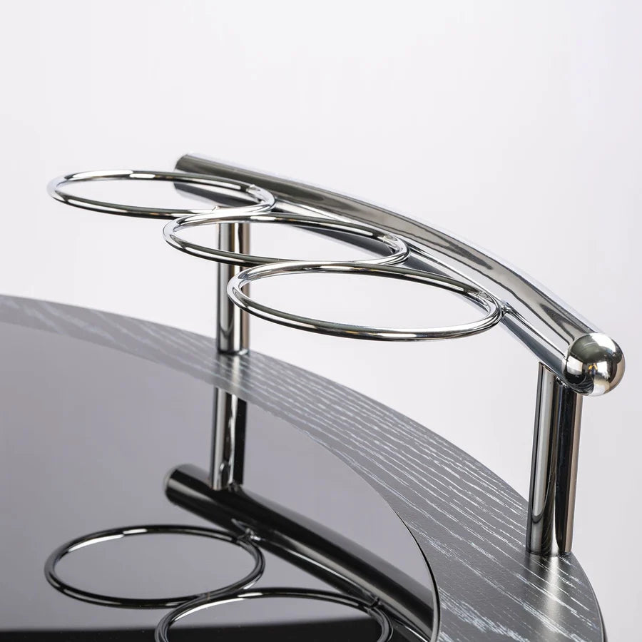 Wooden Trolley With Metal Frame - grahsajja