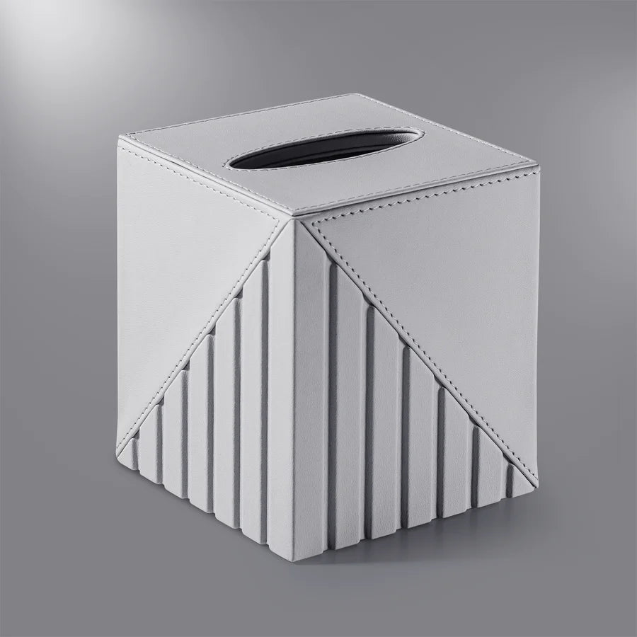 Fluted Tissue Box Square - grahsajja