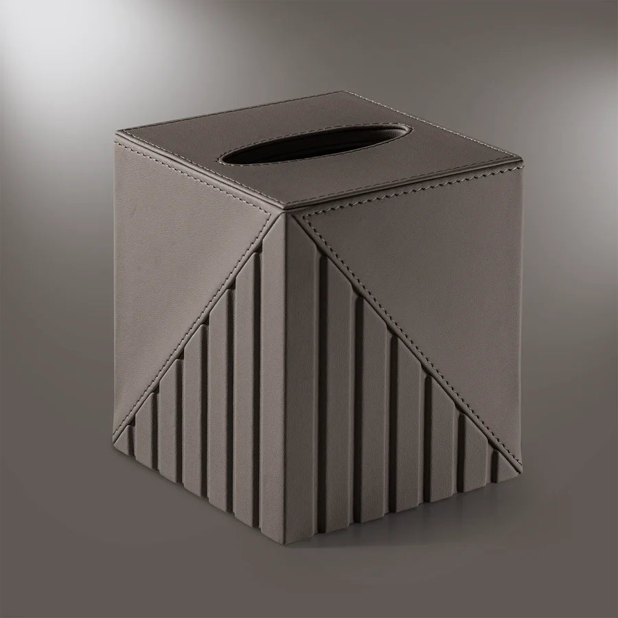 Fluted Tissue Box Square - grahsajja