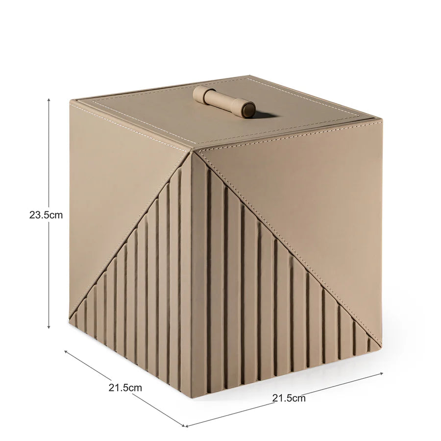 Elegant Fluted Wastebin - grahsajja