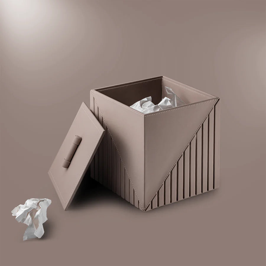 Elegant Fluted Wastebin - grahsajja