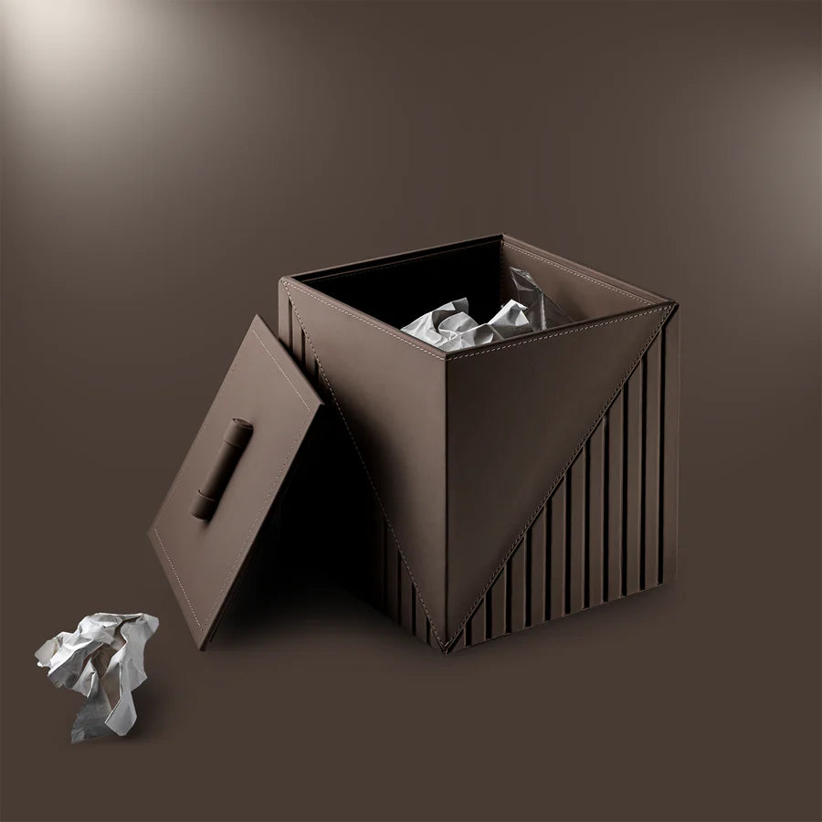 Elegant Fluted Wastebin - grahsajja