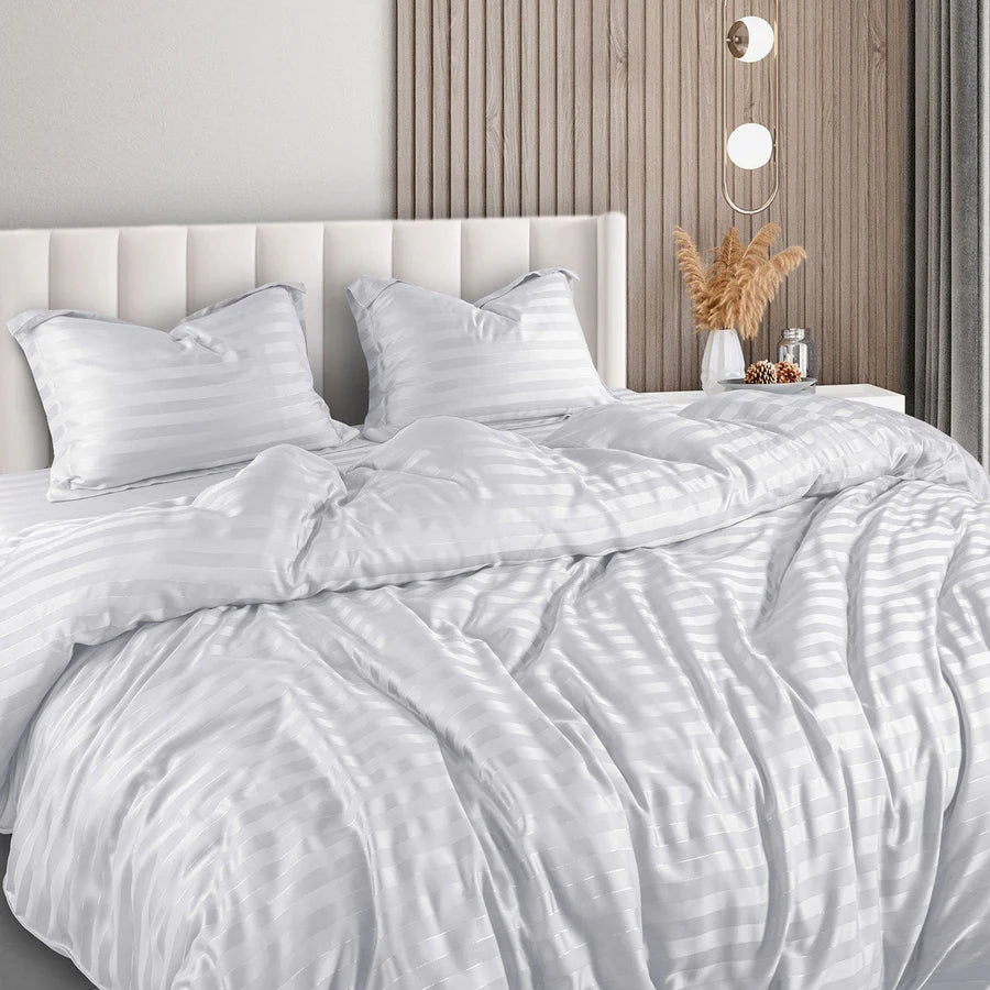 Spread Home TWILIGHT LILAC "MADE FROM BAMBOO" BEDSHEET - grahsajja