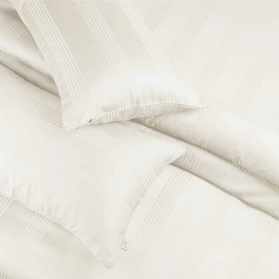 Spread Spain 450 TC Premium Cotton Barcode Bedding Off-White - grahsajja