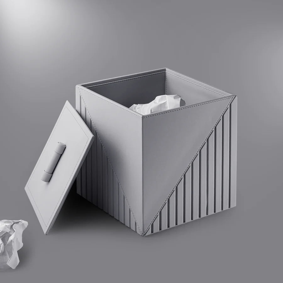 Elegant Fluted Wastebin - grahsajja