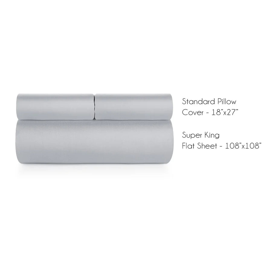 Spread Home BAMBOO PERFORMANCE BEDSHEET Dove Grey - grahsajja