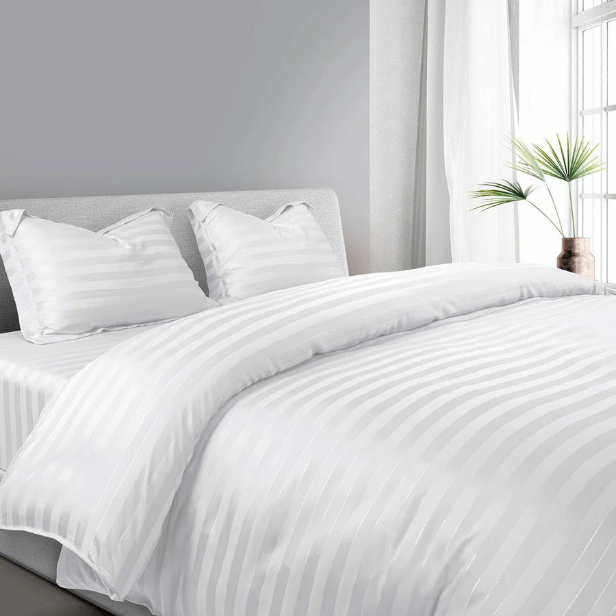 Spread Home TWILIGHT WHITE "MADE FROM BAMBOO" BEDSHEET - grahsajja
