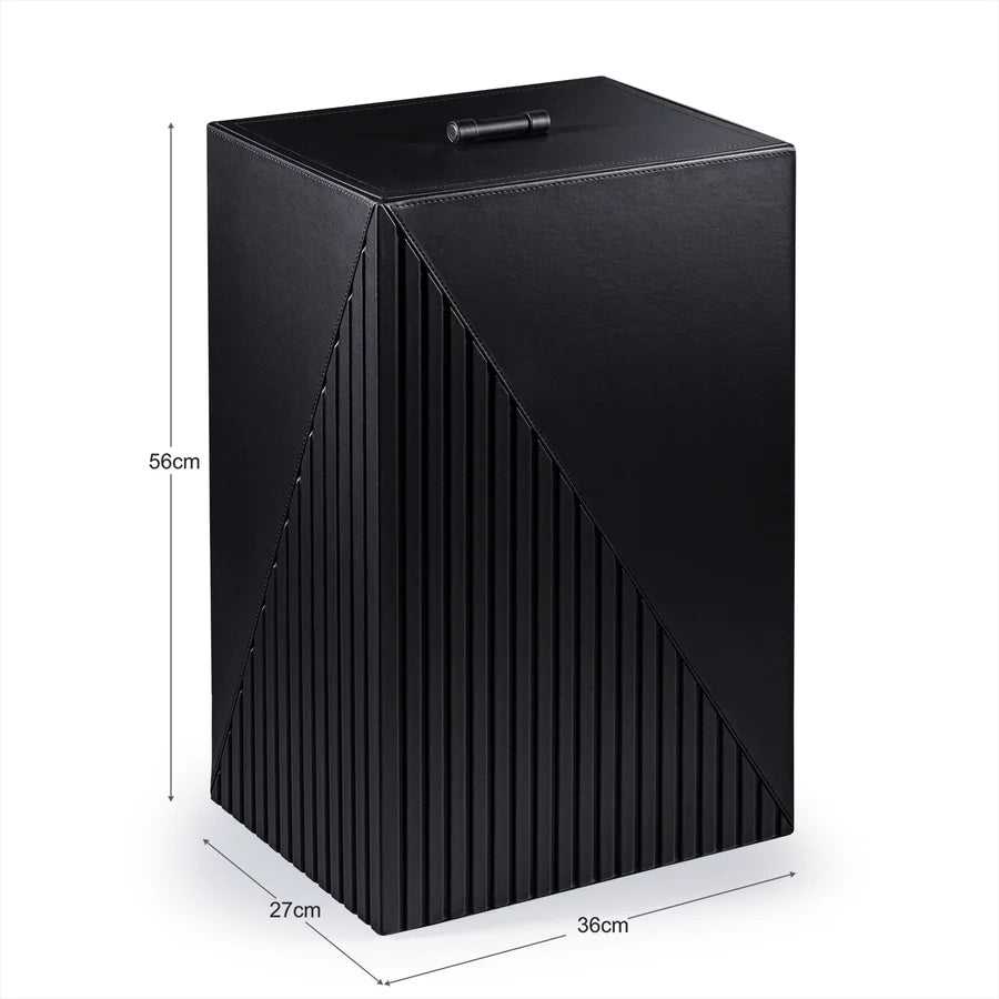 Elegant Fluted Laundry Hamper - grahsajja