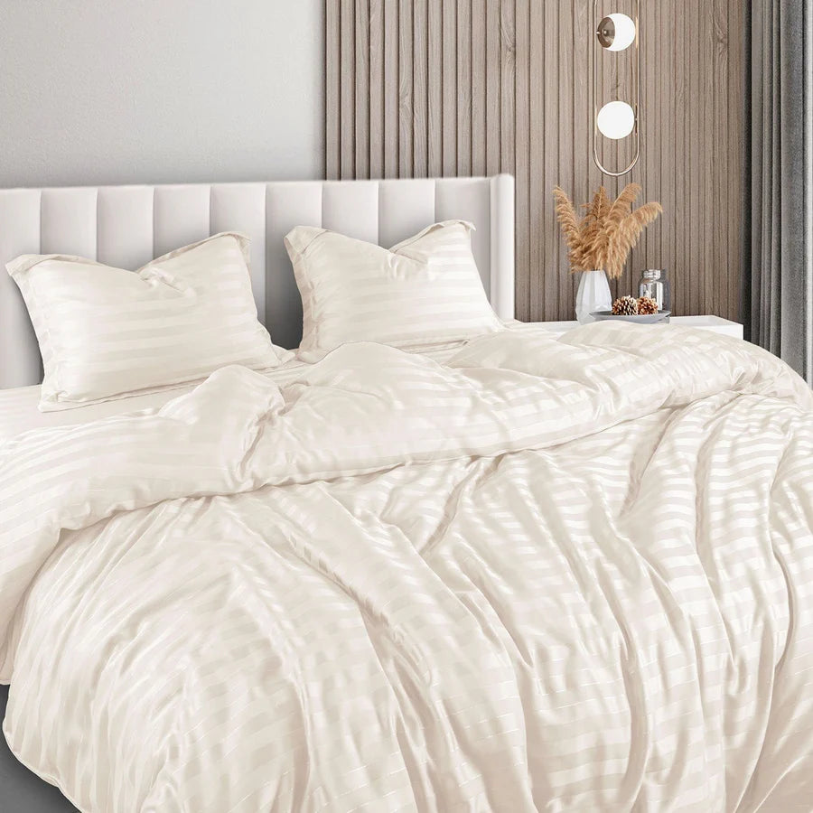 Spread Home TWILIGHT SILVER SAND "MADE FROM BAMBOO" BEDSHEET - grahsajja