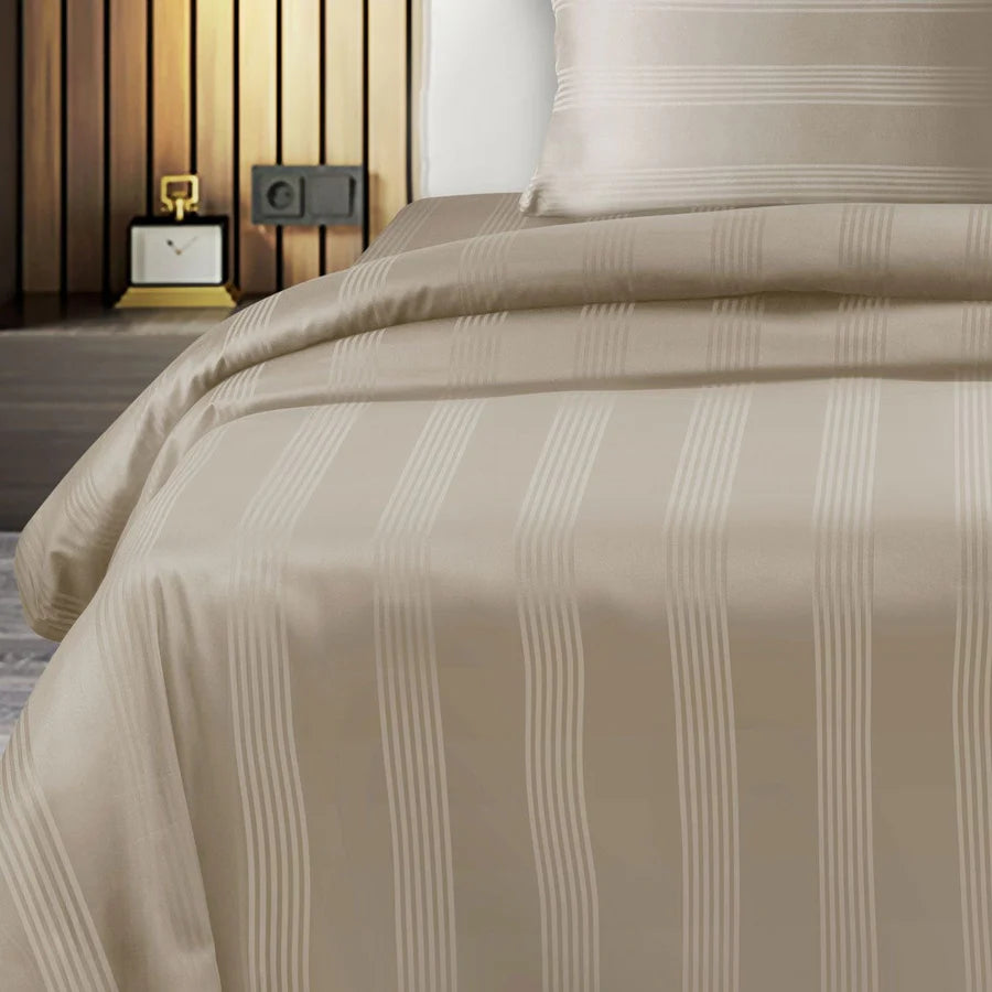 Spread Spain 450 TC Premium Cotton Barcode Bedding Stone - grahsajja