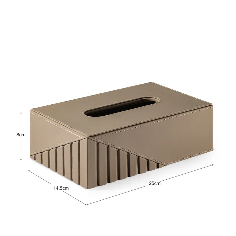 Fluted Tissue Box Rectangle - grahsajja