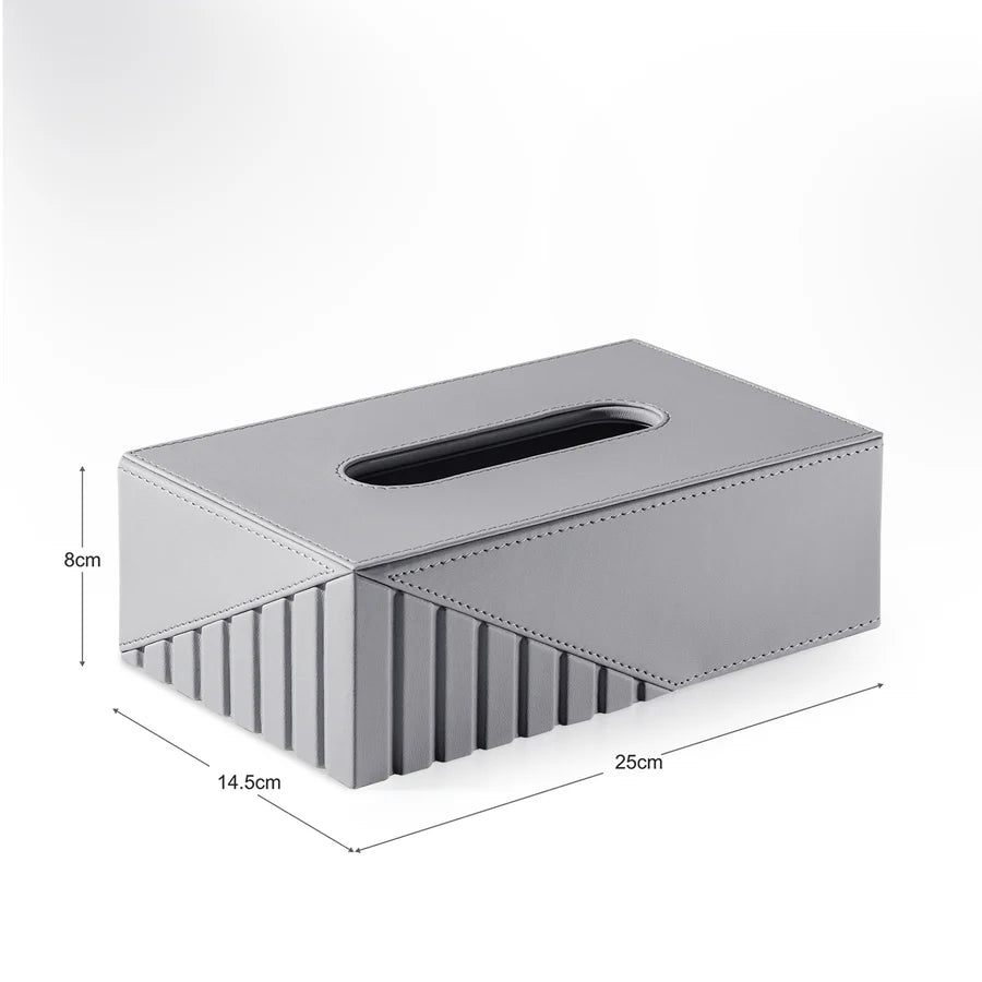 Fluted Tissue Box Rectangle - grahsajja