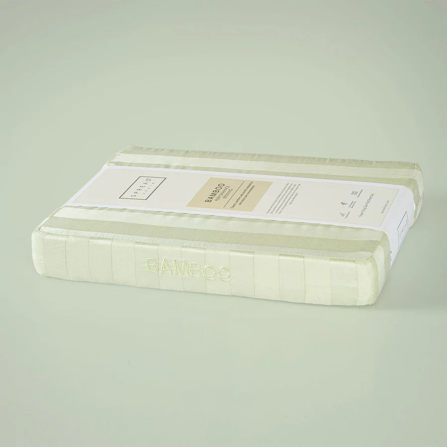 Spread Home TWILIGHT MINT "MADE FROM BAMBOO" BEDSHEET - grahsajja