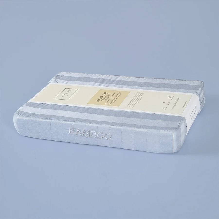 Spread Home TWILIGHT DUSTY BLUE "MADE FROM BAMBOO" BEDSHEET - grahsajja