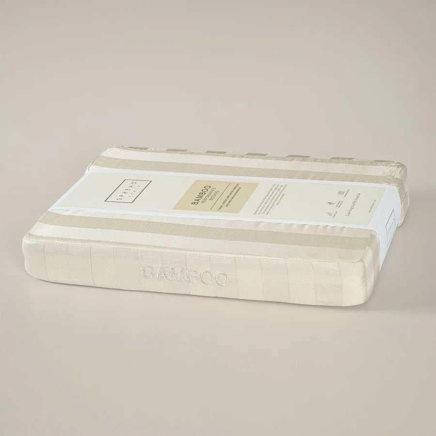 Spread Home TWILIGHT SILVER SAND "MADE FROM BAMBOO" BEDSHEET - grahsajja