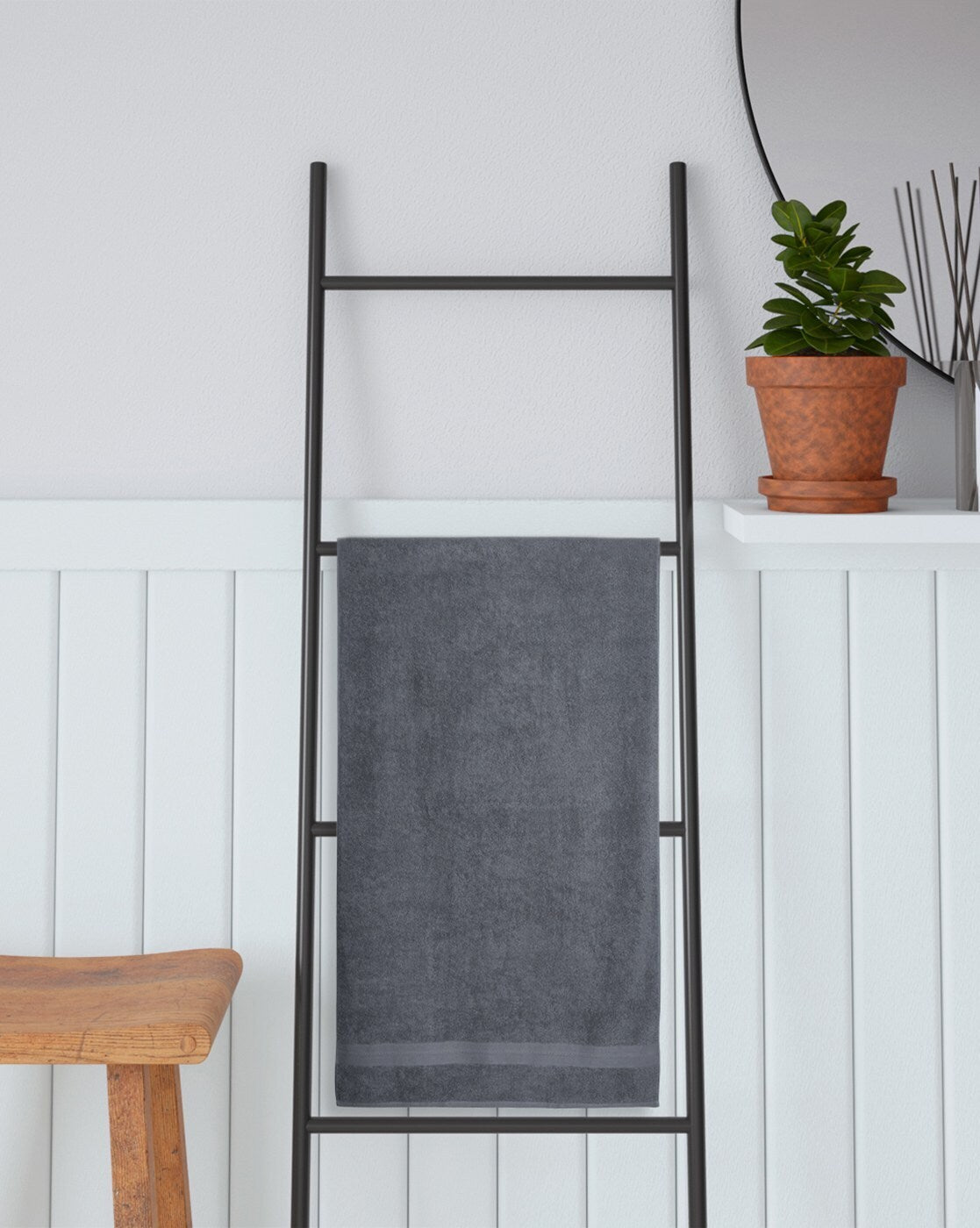 Portico New York 450 GSM Cotton Bath Towel - grahsajja