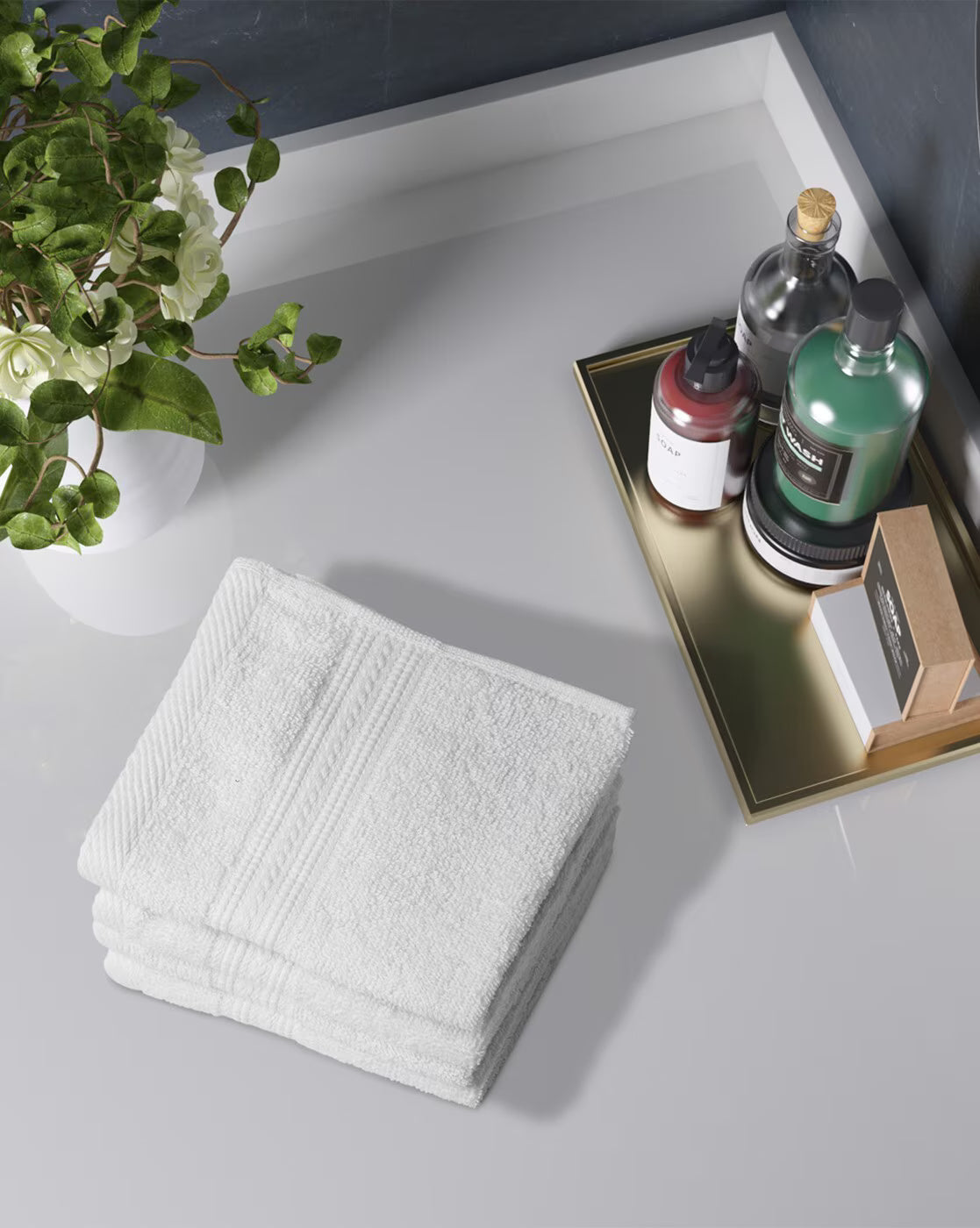 Portico New York Set of 4 420 GSM Eva Face Towels - grahsajja