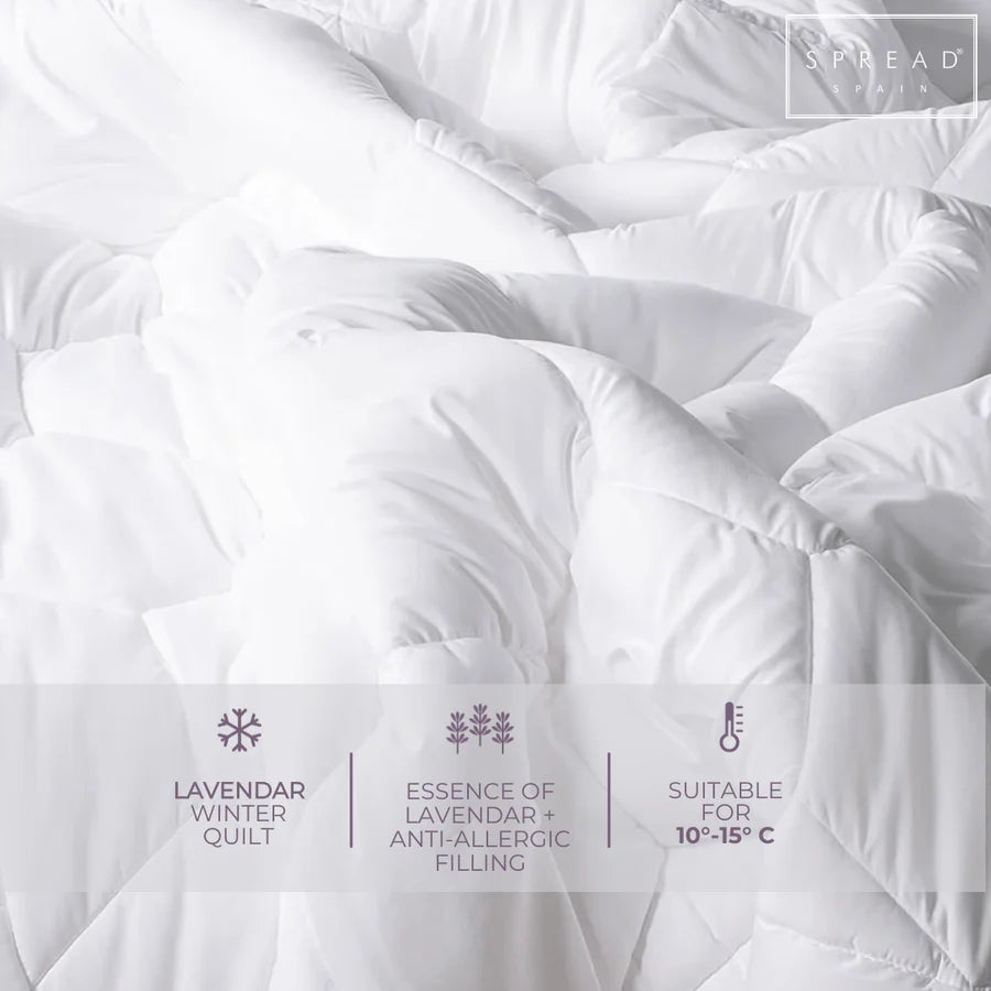 350 GSM WINTER QUILT/COMFORTER - LAVENDER QUILT (OEKO CERTIFIED)| winter quilt - grahsajja