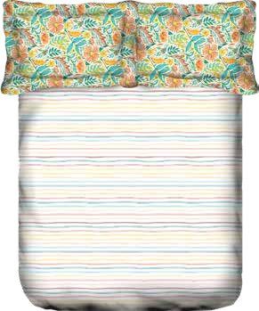 Portico New York Double Bedsheet Morning Glory new