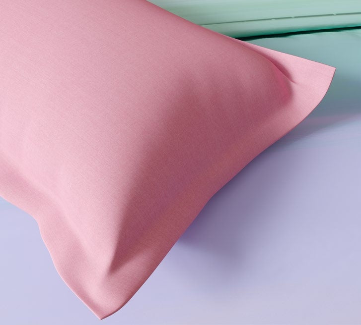D'decor Bedsheet Super King Size BALAYAGE Candy Pink Esteem Collection - grahsajja