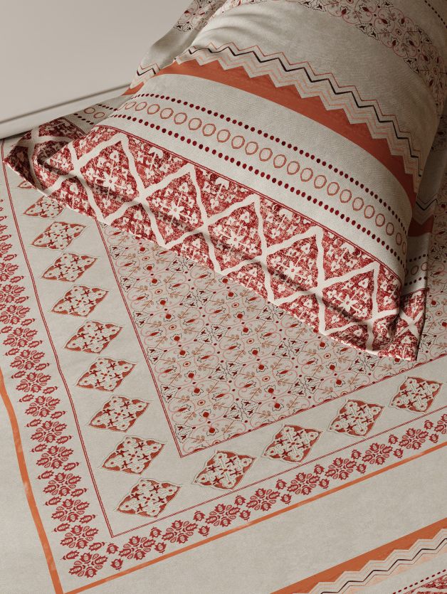 D'decor Bedsheet Super King Size GRANDIOSE SUPER KING SIZE BEDSHEET - grahsajja