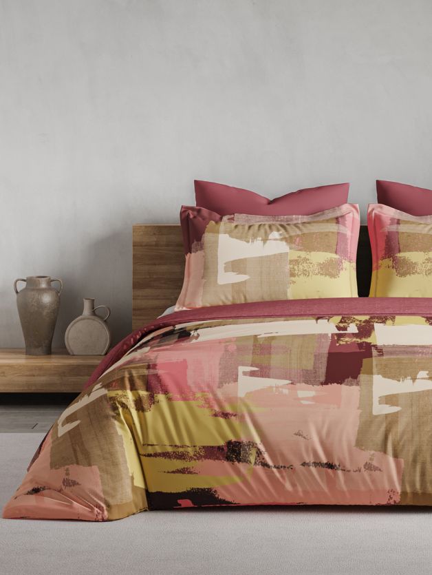 Ddecor Beautiful Living 180TC Maxima Bedsheet 2 Pillow Cover Spectra - grahsajja