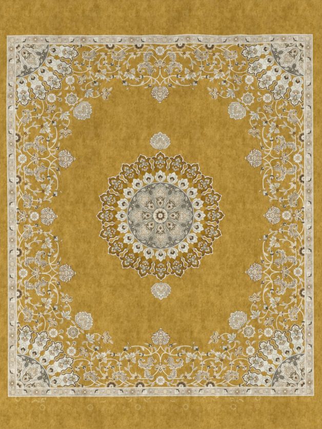 D'decor Live Beautiful Marvella Bed In a Bag Serai Collection GOLDEN SPICE - grahsajja