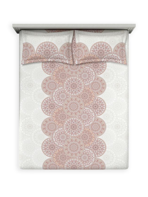 Ddecor Live Beautiful Vega Collection Bedsheet with 2 Pc pillow Covers| Auralia