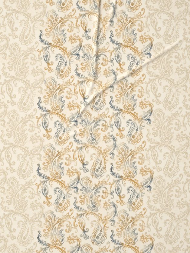 Ddecor Live Beautiful Vega Collection Bedsheet with 2 Pc pillow Covers| Paisley ParkAlmond Buff