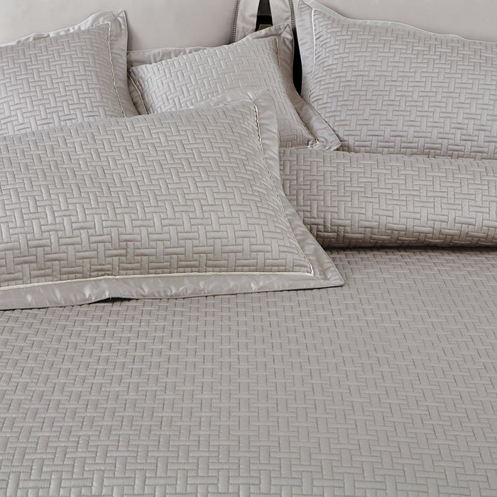 Regal Collection Premium Quilted Bedcover King Size Taupe - grahsajja