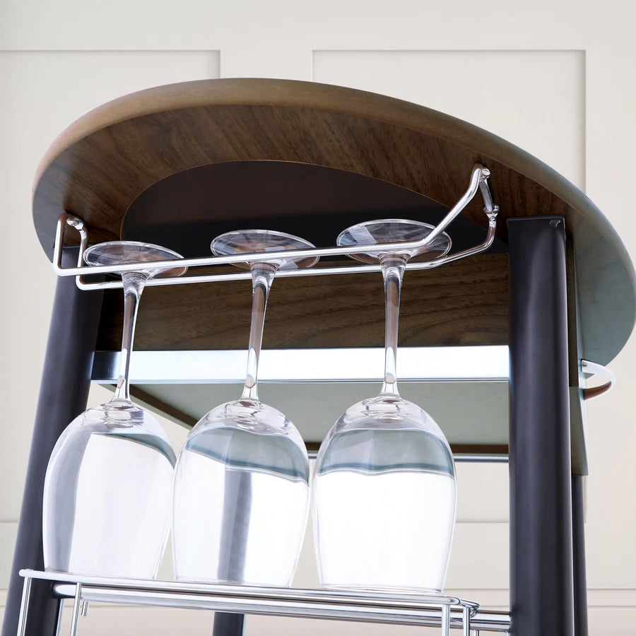 Wooden Trolley With Metal Frame - grahsajja
