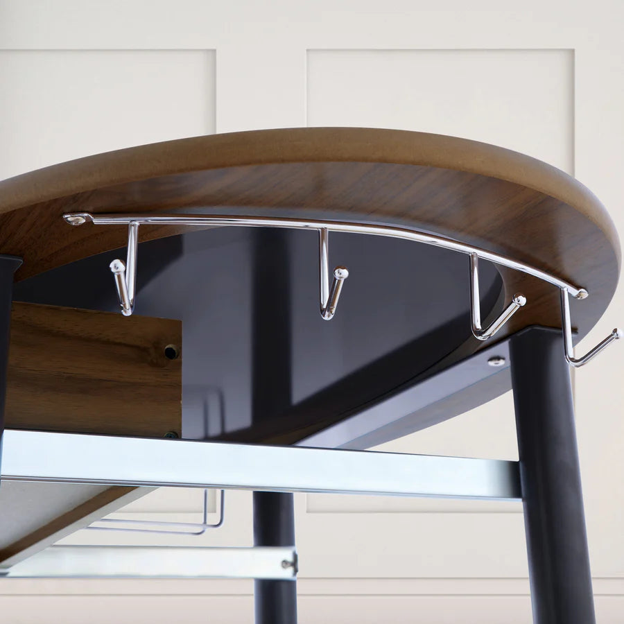 Wooden Trolley With Metal Frame - grahsajja
