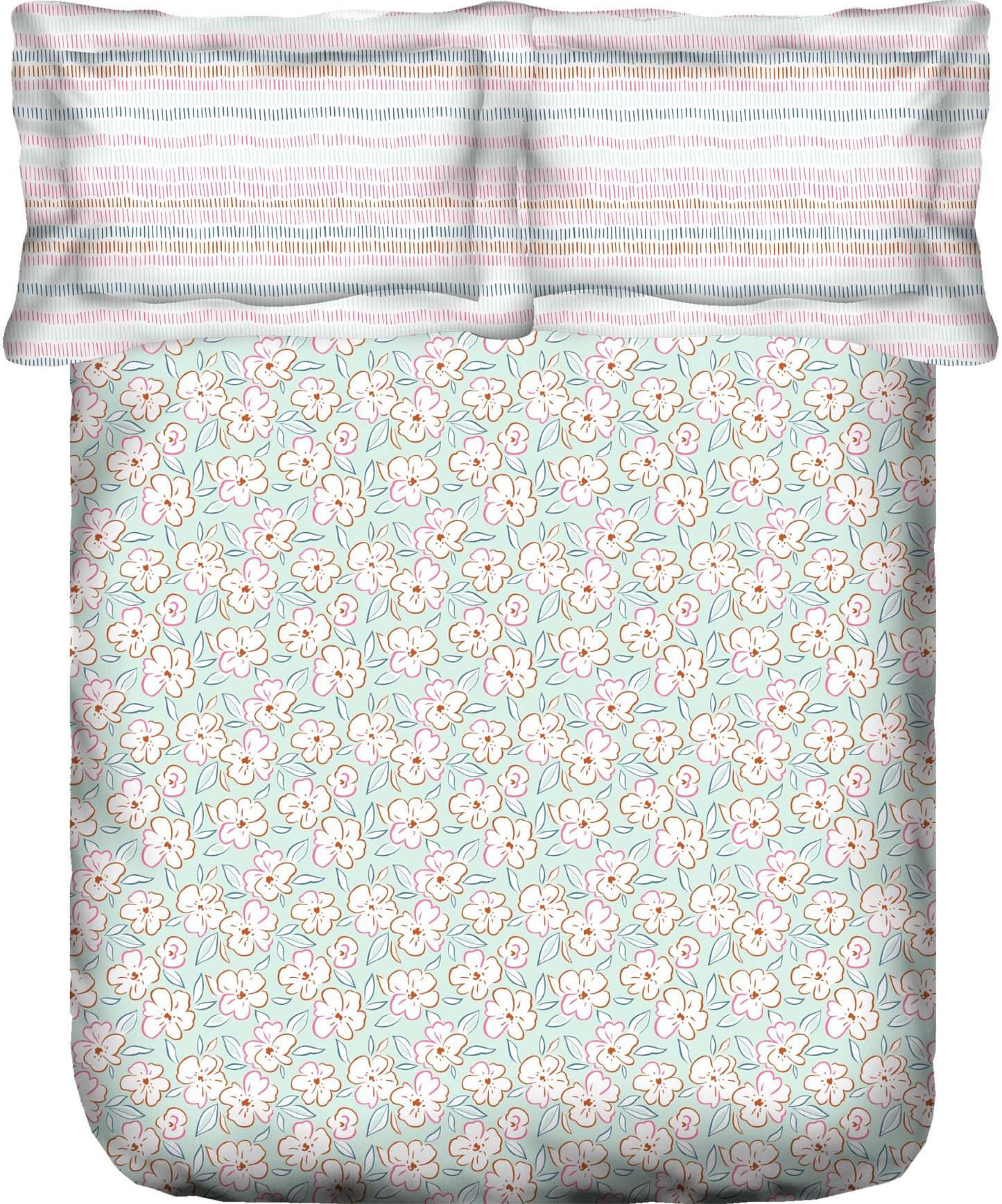 Portico New York Double Bedsheet Morning Glory - grahsajja