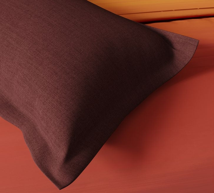 D'decor Bedsheet Super King Size BALAYAGE RUSSET Esteem Collection - grahsajja